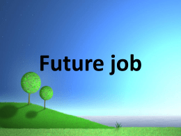 Future job Elder Care Specialist