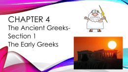 Chapter 4 Ancient Greece 1 ppt