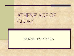 Athens’ Age of Glory - Newton Middle School