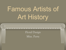 Famous Artists of Art History