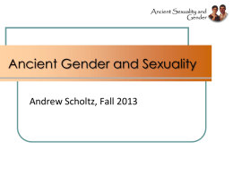 Ancient Sexuality - Binghamton University