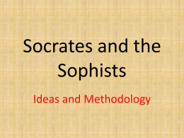 Socrates and the Sophists