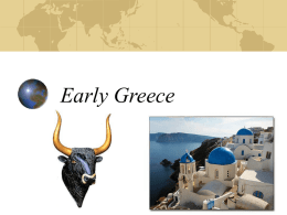 Chapter 5, Early Greece