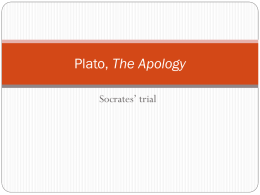 Plato, The Apology