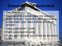 Greece Review Power Point