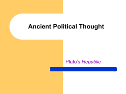 Ancient Political Thought