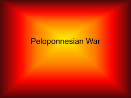 Phase 1 and 2 of Peloponnesian War