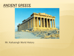 topic 4 ancient greece
