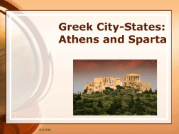 Athens and Sparta Powerpoint