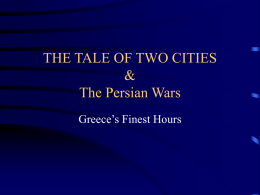 The Persian Wars - Doral Academy Preparatory