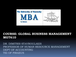 course: global business management mgt610