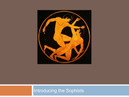 Chapter 3 Sophists