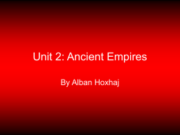 Unit 2: Ancient Empires
