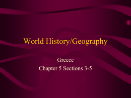 World History/Geography