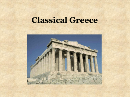 Classical Greece - World of Teaching