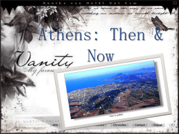 The city of Athens is a fun mix of the old and the new, the classic and