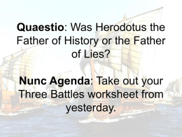 Quaestio: How did victory in the war with Persia change Greece