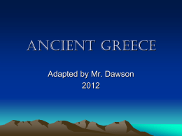 Where is Greece? - Mr. Dawson`s website