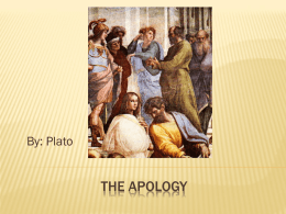 The Apology - TeacherWeb