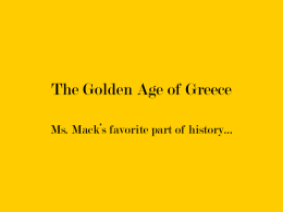 A Golden Age