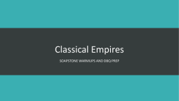 Primary Sources - Classical Empires