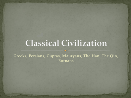 Empires of the Classical Period