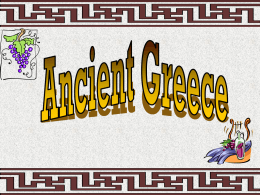 Ancient Greece Lessons 1 -4 Powerpointx