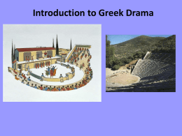 Intro to Greek Theater - Caldwell County Schools