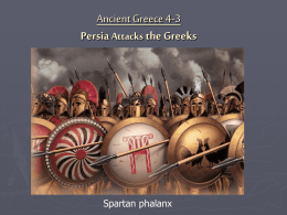 Ancient Greece 4-3 Persia Attacks the Greeks