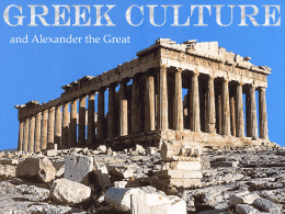 Chapter 4-Greek Culture and Alexander the Great 4.4
