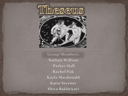 Theseus - Ms. Garrison