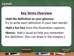 Vocabulary Review Power Point