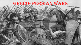 Persian Wars - Taylored teaching