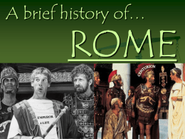 1 - A history of Rome 2011