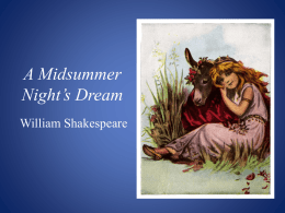A Midsummer Night*s Dream