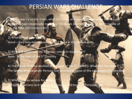 the Persian Wars