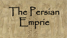 The Persian Emprie