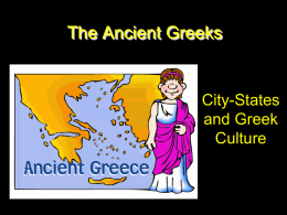 Greek City-States and Culturex