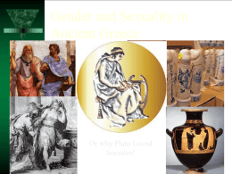 Gender and Sexuality in Ancient Greece