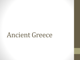 Ancient Greece - Mr Powell`s History Pages