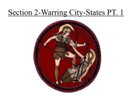 Chapter 5-Section 2-Warring City
