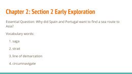 Chapter 2: Section 2 Early Exploration