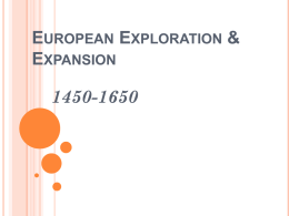 the age of exploration, 1450-1650