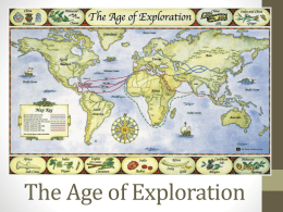 The Age of Exploration - Fort Thomas Independent Schools