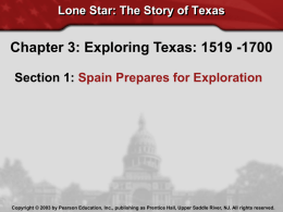 Chapter 3: Exploring Texas