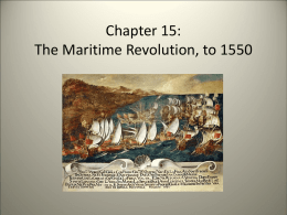 Chapter 15: The Maritime Revolution