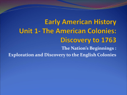 Power Point - Our Colonial Heritage