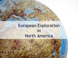 European Exploration in North America