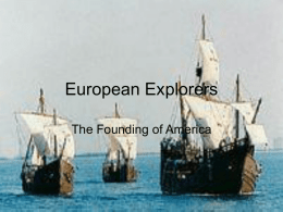European Explorers - Effingham County Schools