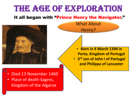 Henry as “The Navigator”